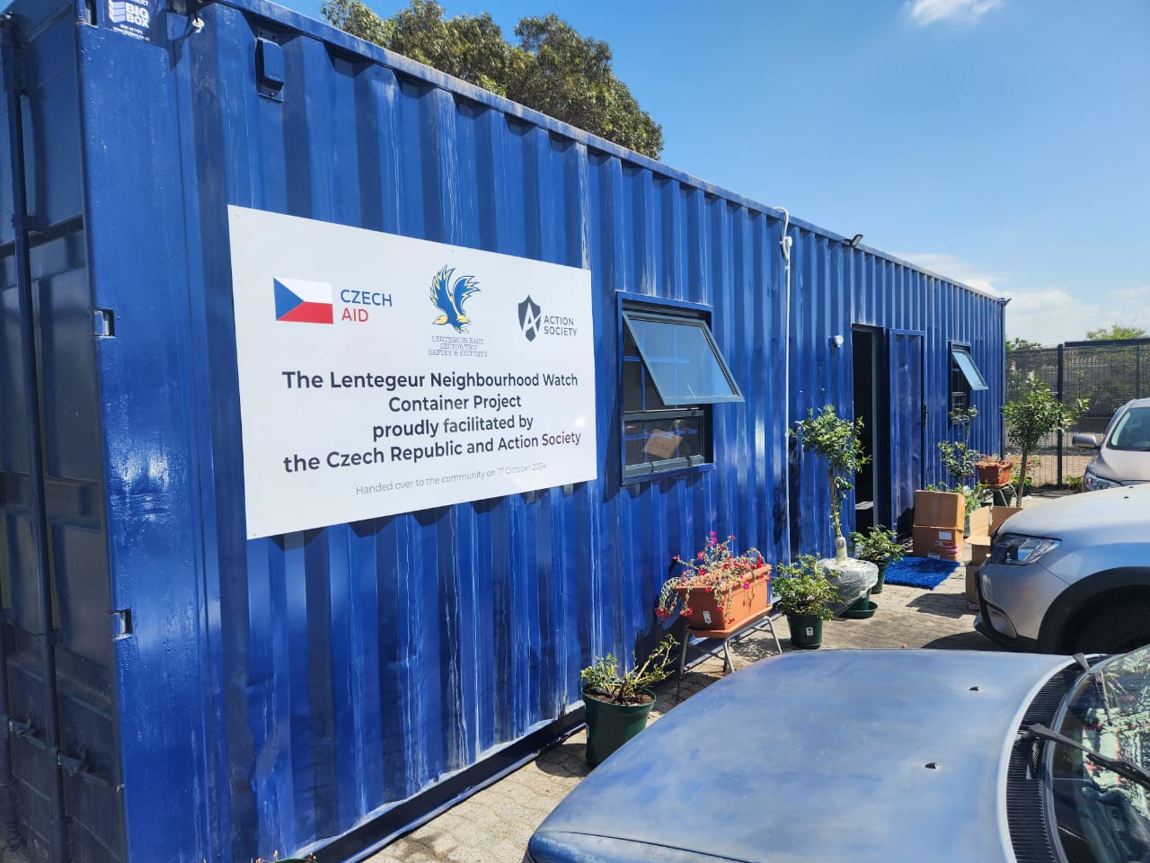 Lentegeur Community watch receive safety container - Action Society ...